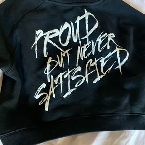 SOLD Alphalete PBNS crop Top Sweat Shirt